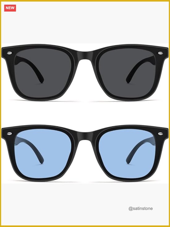 Trendy Retro Square Sunglasses UV Protection for Women Men main image 6
